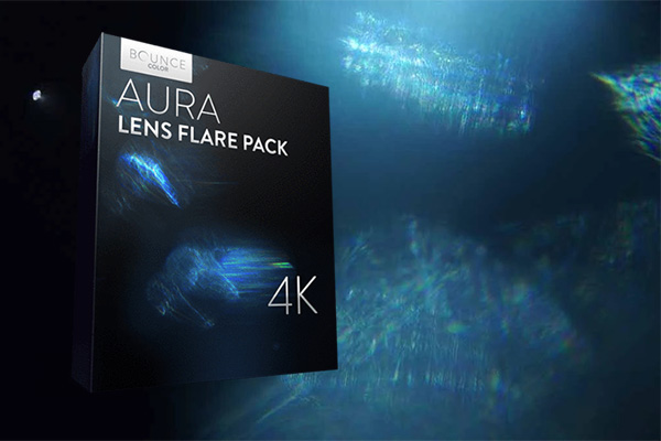 【4K视频素材】25组真实漂亮镜头光晕玻璃质感光斑动画 AURA Lens Flares 4K