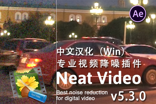 【AE插件】专业强大的视频降噪插件 Neat Video Pro 5.3.0 Win汉化版