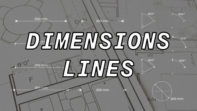 【FCPX插件】15个线条长宽高距离角度尺寸标注测绘效果 Dimensions Lines