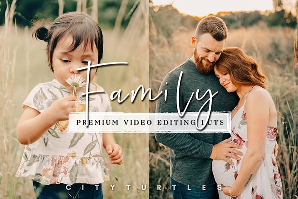 【调色预设】11款高端自然户外家庭人像高级视频调色颜色分级LUT预设 Natural Outdoor Video LUTs Pack