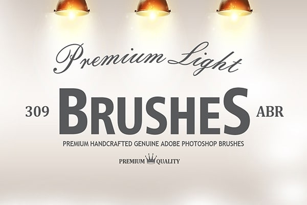 【PS笔刷】309+16 支高清眼神光灯光光效画笔笔刷 309 Photoshop Light Effect Brushes