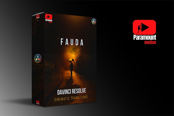 【达芬奇模板】64种达芬奇缩放冲击拉伸滚动转场预设 FAUDA DaVinci Resolve Transitions