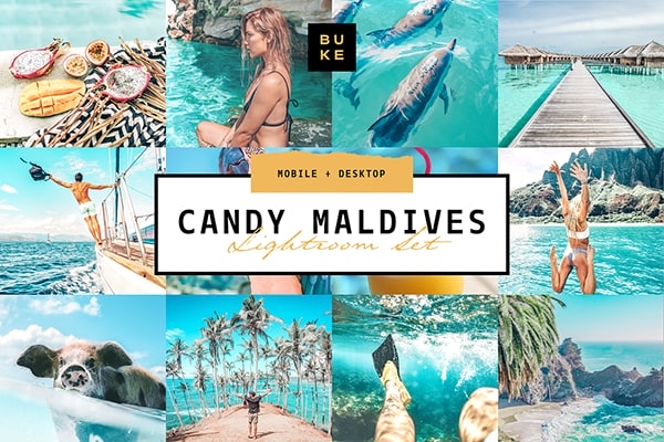 【LR预设】极简主义热带夏日风情Lightroom预设手机调色滤镜 Tropical Lightroom Presets Bundle