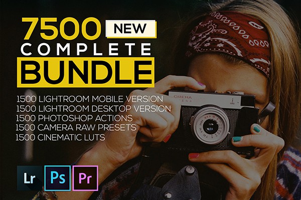 【调色预设】7500个Lightroom调色预设PS动作和电影LUT预设大合集 7500 Lightroom Presets, Photoshop Actions and Cinematic LUTs