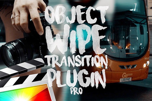 【FCPX插件】53个前景物体移动遮挡擦除无缝转场过渡动画 Ryan Nangle – Object Wipe Transition Pro