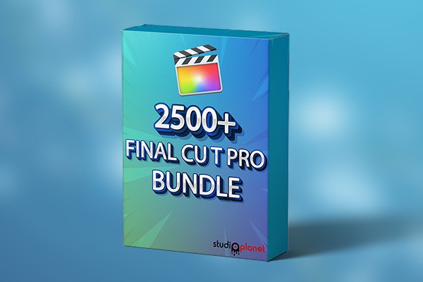 【FCPX插件】2500个转场字幕图形背景FCPX插件+音效LUTS调色预设 Studio Planet – Final Cut Pro Bundle