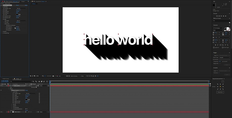 【AE插件】精致华丽真实阴影拖尾投影插件 Shadow Studio 2 v1.1.3 Win汉化中文版 + 使用教程插图(3)
