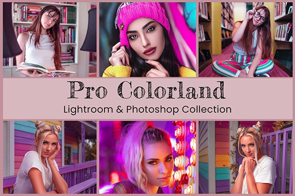 【LR预设】10款 Colorland 梦幻粉彩明亮通透风格Lightroom预设手机LR调色预设 10 Pro Colorland Photo Editing