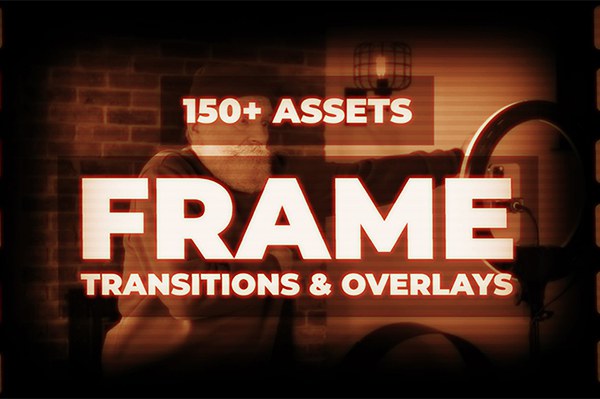 【PR预设】150种复古泛黄胶片怀旧视觉动画和转场 BjK Production – Premiere Pro FRAME