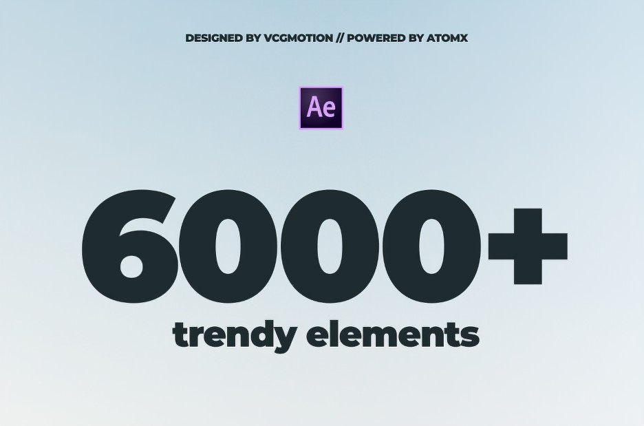 【AE/PR脚本预设】6000种社交媒体文字标题排版设计转场LOGO图标MG图形动画 Trendy Graphics V5.4插图(2)