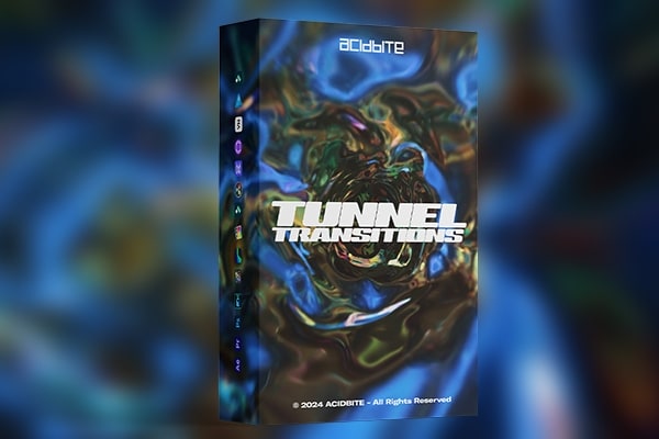 【4K视频素材】24个隧道虫洞涡流穿梭转场过渡特效动画含透明通道 Acidbite – Tunnel Transitions