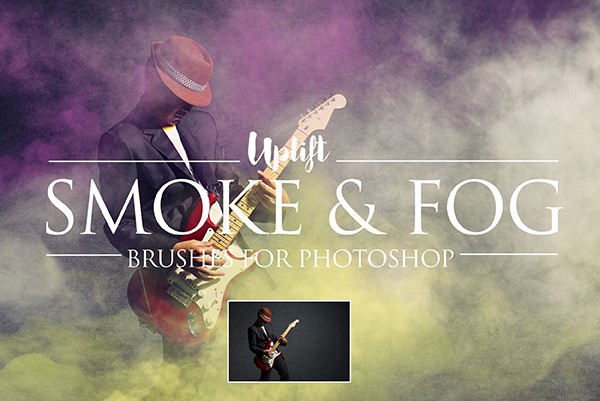 【PS笔刷】15款烟雾缭绕烟尘雾气弥漫PS笔刷 Smoke & Fog Brushes for Photoshop