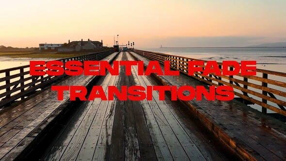 【达芬奇模板】25种基本淡入淡出特效视频转场过渡 Essential Fade Transitions