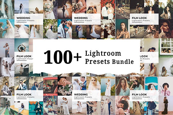 【LR预设】100组时尚人像电影婚礼调色Lightroom预设 100+ Lightroom Presets Bundle