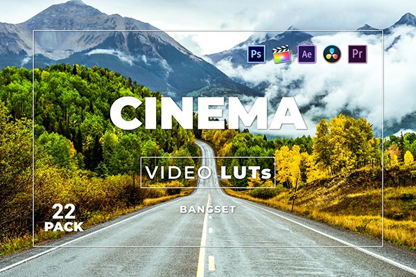 【调色预设】电影视频Vlog专业色彩调色预设LUT视频预设 第22期 Bangset Cinema Pack 22 Video LUTs