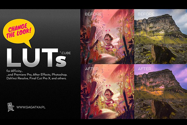 【调色预设】20个童话有趣梦幻色彩图像插画视频调色LUT预设 20 GREAT LUT colour settings