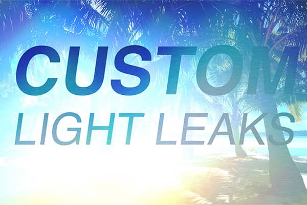 【FCPX插件】可自定义控制镜头漏光炫光视频叠加特效 Custom Light Leaks