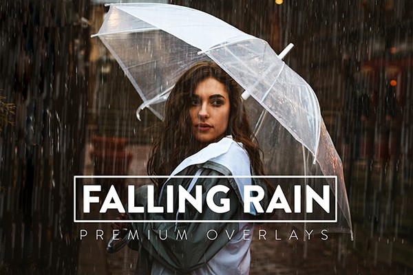 【图片素材】30张真实下雨雨滴效果摄影后期叠加合成素材 Realistic Rain Overlays