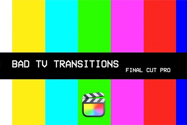 【FCPX插件】20个坏电视机故障花屏雪花噪点转场过渡 Bad TV Transitions