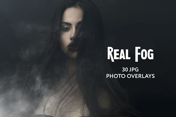【图片素材】30张晨雾浓雾薄雾朦胧雾气照片叠加图片素材+PS动作 30 Fog Photo Overlays 2.0