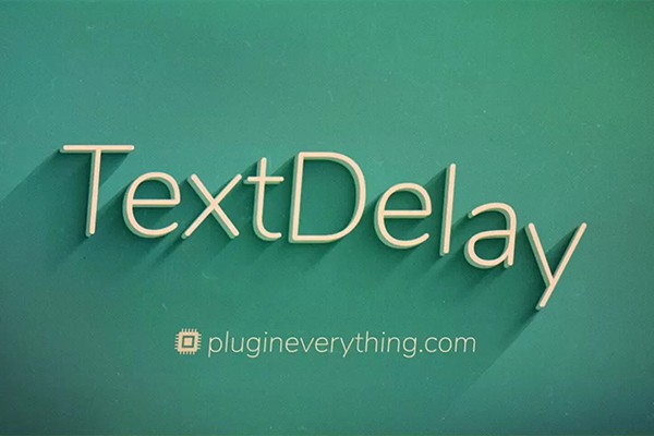 【AE插件】文字文本延迟动画快速制作器 TextDelay v1.8.0 Win汉化版 +使用教程