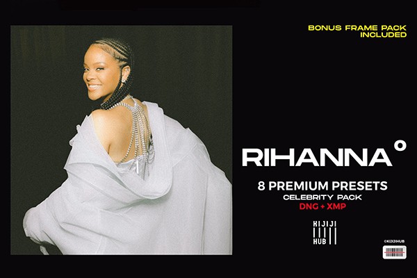 【LR预设】8款经典温暖奶油色调人像摄影Lightroom预设 Rihanna Lightroom Presets