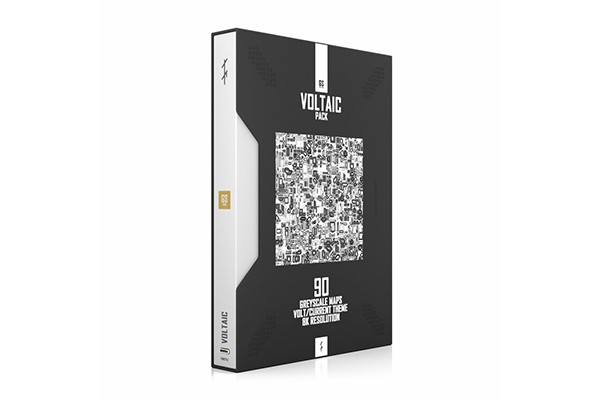 【材质贴图】90张模拟电器电流纹理图案高清材质灰度贴图 tfmstyle – Voltaic Pack