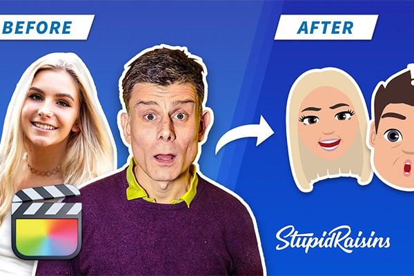 【FCPX插件】添加Emoji自定义卡通头像制作工具可自动跟踪 Stupid Raisins – Me Pop v1.0.1