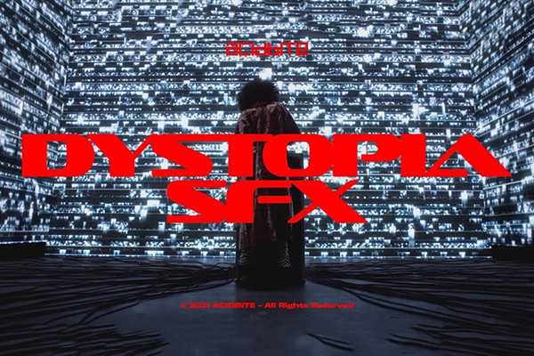 【配乐音效】202个黑暗科技恐怖痛苦VHS干扰毛刺故障音效 Acidbite – Dystopia SFX