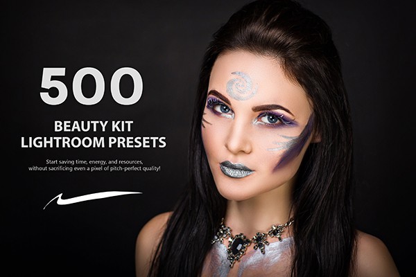 【LR预设】500个完美人像美容后期调色Lightroom预设 500 Beauty Kit Lightroom Presets