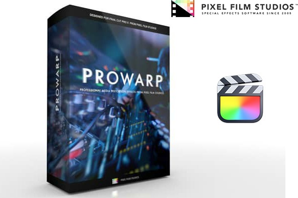【FCPX插件】视频画面视觉失真扭曲棱镜衰减着色抖动效果动画 Pixel Film Studios – ProWarp