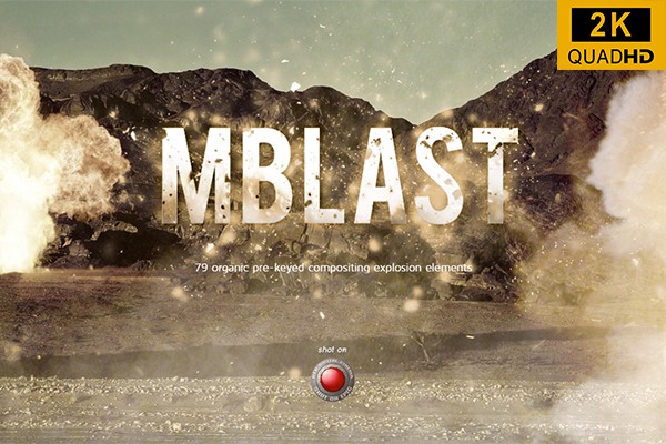 【视频素材】79组2K高清爆炸火焰合成特效视频素材 motionVFX – mBlast