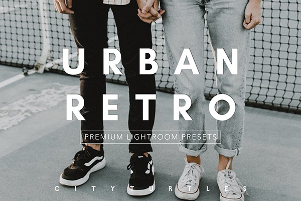 【LR预设】城市街拍摄影复古情绪人像后期调色Lightroom预设 URBAN RETRO Moody Editorial Presets