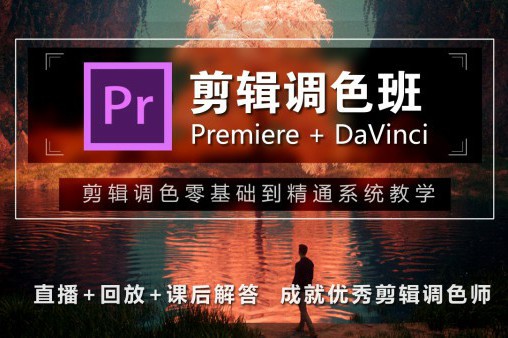 【视频教程】PR剪辑+达芬奇调色：2020剪辑调色就业班 第16期