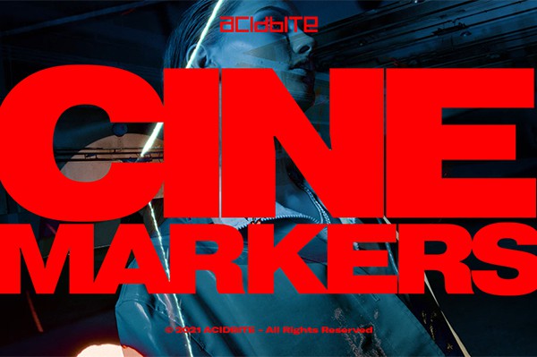 【4K视频素材】57个复古电影照片灼烧污渍刮痕涂鸦纹理叠加动画 AcidBite – CineMarkers