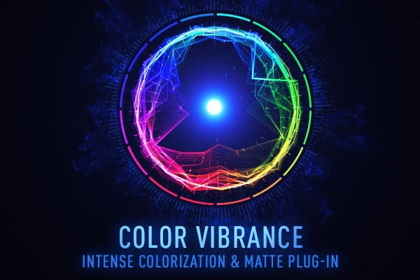 【AE插件】快速染色着色插件 VideoCopilot Color Vibrance v1.0.7 Win/Mac版 支持2022多帧渲染