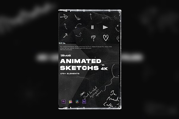 【4K视频素材】100个未来数字科技感HUD视觉动画元素 Blindusk – Animated Visual Elements