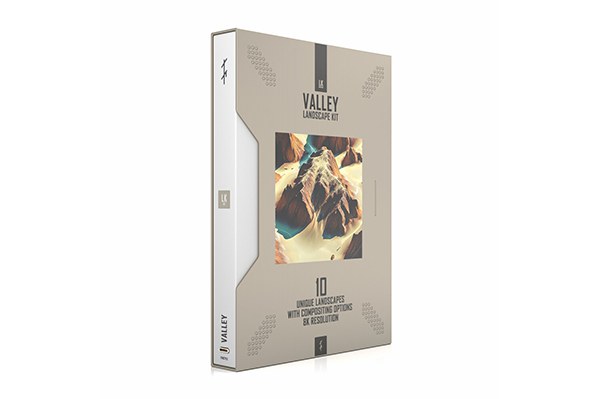 【材质贴图】10种高山峡谷山谷地形环境表面纹理8K图案材质贴图 tfmstyle Landscape Kit – Valley