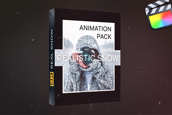 【FCPX插件】21个冬天下雪飘雪特效叠加动画 Realistic Snow Effects 汉化版