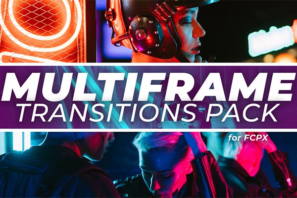 【FCPX插件】32个创意多画面组合分屏转场过渡 Multiframe Transitions