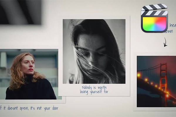 【FCPX模板】浪漫爱情甜蜜回忆婚礼电子相册图片展示动画 Photo Memories Gallery