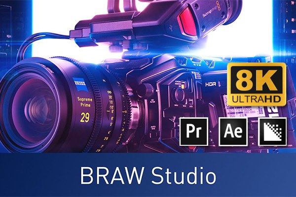 【AE/PR/AME插件】将Blackmagic RAW格式视频素材直接导入编辑 BRAW Studio v2.7.3 Win版