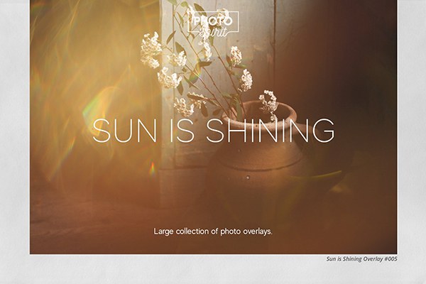 【图片素材】40张金色耀眼太阳炫光特效照片叠加合成素材 Sun is Shining Overlays