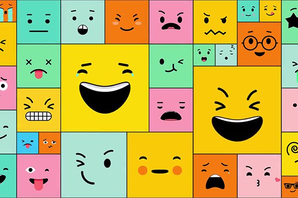 【FCPX插件】36个有趣可爱卡通emoji表情贴纸动画 Square Emoji