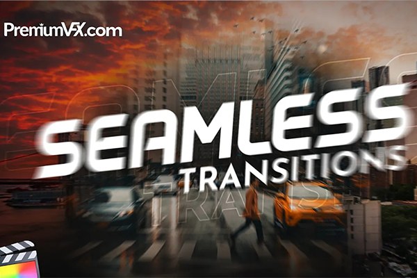 【FCPX插件】80组调节层方式摄像机移动缩放透视平移无缝转场预设 PremiumVFX – Seamless Transitions_0