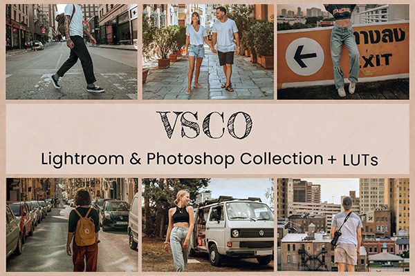 【LR预设】10款VSCO色彩胶片质感调色LR预设 VSCO Lightroom Presets Desktop