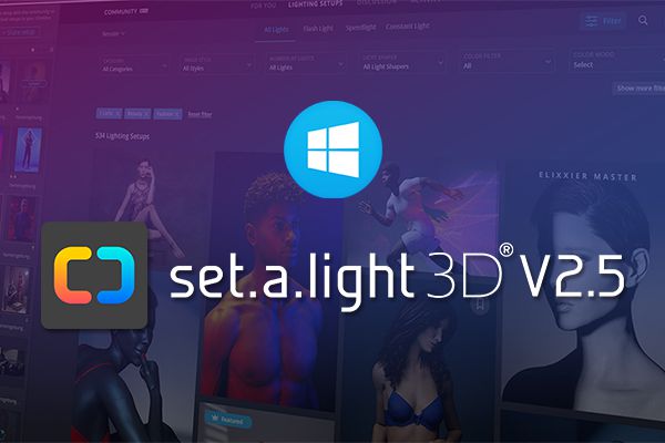 【软件】摄影棚室内3D虚拟布光效果软件 set.a.light 3D studio V2.5.6 Win中文版