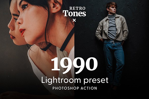 【LR预设】25款1990年代复古胶片电影色彩调色LR预设 1990s Retro – Actions & Presets