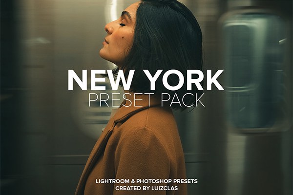 【LR预设】INS摄影师LUIZCLAS最新纽约街拍人像调色LR预设 NYC Preset Pack By LUIZCLAS