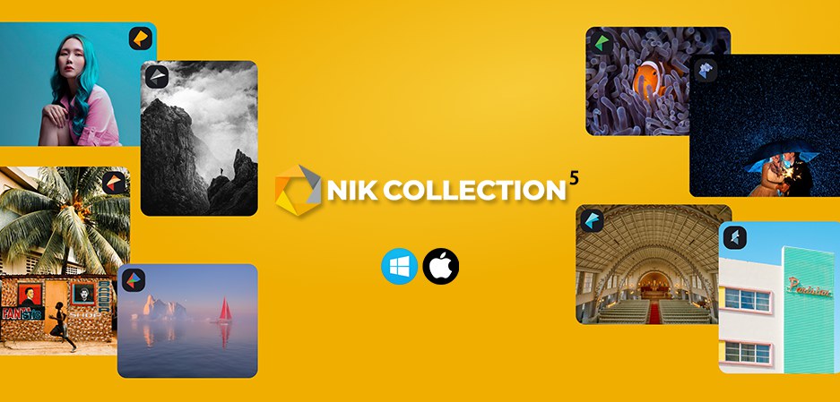 【PS插件】人像风光摄影降噪锐化全功能调色插件套装 Nik Collection 5.0.0 中文版 支持Win/Mac插图